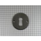 Sleutelplaat rond 43 mm ijzer mat