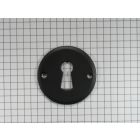 Sleutelplaat rond 43 mm zwart