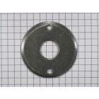 Rozet rond 43 mm ijzer blank gelakt