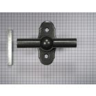 Raamkruk T, ijzer blank